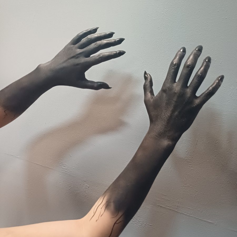 Finale Verwandlung Hände