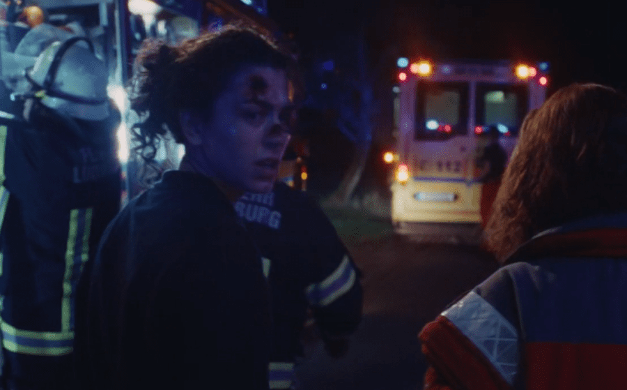 Jasmin wird zum RTW gebracht Make up SFX Trance